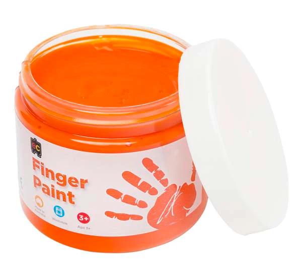 EC Finger Paint 250ml pot - Orange