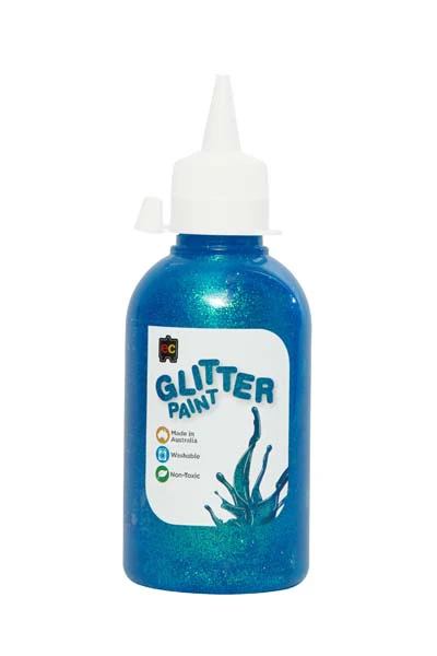 EC Glitter Paint 250ml Sky Blue