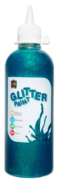 EC Glitter Paint 500ml Turquoise