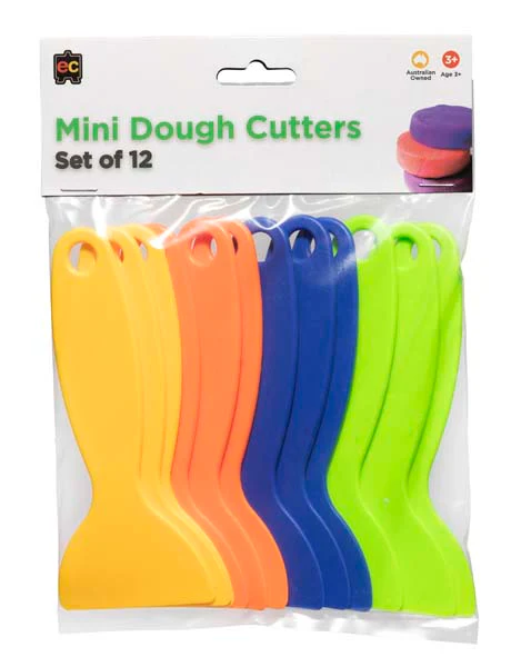 EC Mini Dough & Clay Cutters, pk12