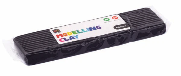 EC Modelling Clay 500gm Black - Image 3