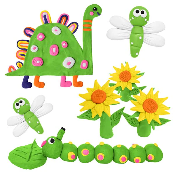 EC Modelling Clay, Green, 500g - Image 2