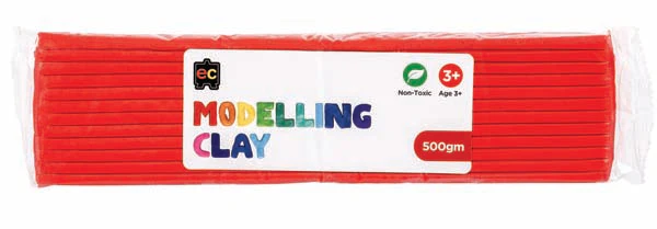 EC Modelling Clay, Red, 500g