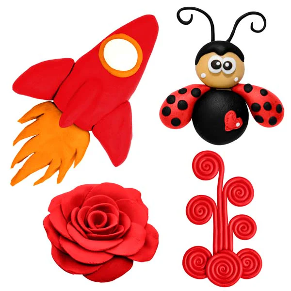 EC Modelling Clay, Red, 500g - Image 2