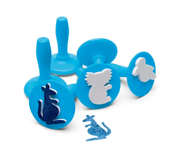 EC Paint & Dough Stampers Australian Animals, Set 6