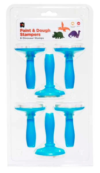 EC Paint & Dough Stampers Dinosaurs, Set 6