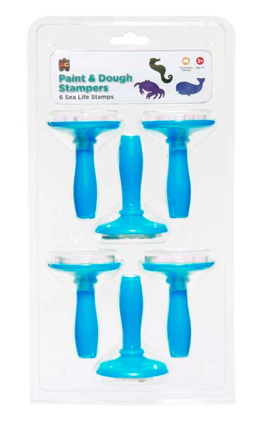 EC Paint & Dough Stampers Sea Life, Set 6