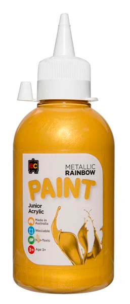 EC Rainbow Paint 250ml Metalic Gold