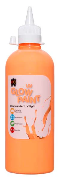 EC UV Glow Paint 500 ml - Orange