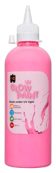 EC UV Glow Paint 500 ml - Pink