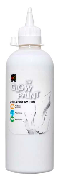 EC UV Glow Paint 500ml - White