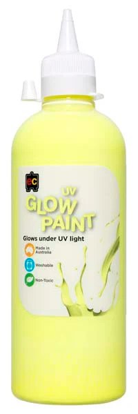 EC UV Glow Paint 500ml - Yellow
