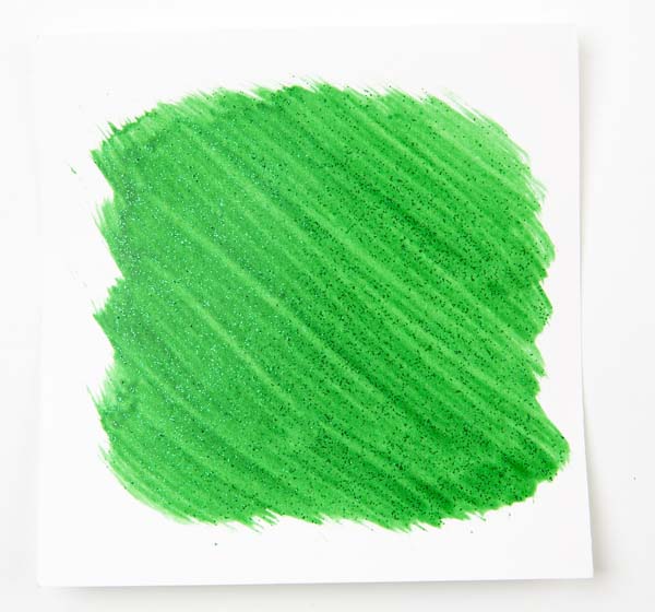 EC Washable Glitter Watercolour 250ml Green - Image 2