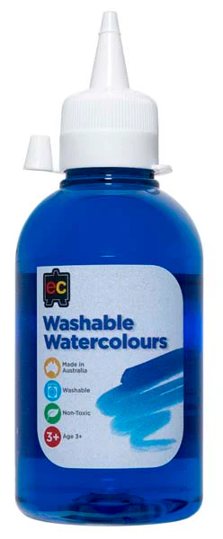 EC Washable Watercolours 250mL Blue