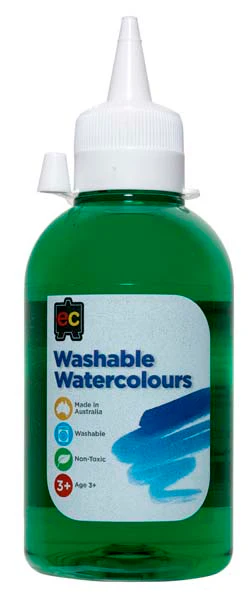 EC Washable Watercolours 250mL Green