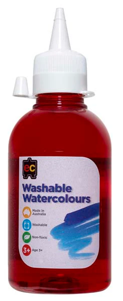 EC Washable Watercolours 250mL Orange
