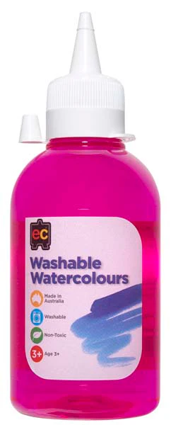 EC Washable Watercolours 250mL Pink