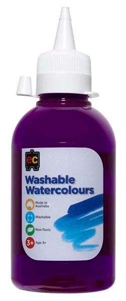 EC Washable Watercolours 250mL Purple