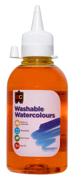 EC Washable Watercolours 250mL Yellow