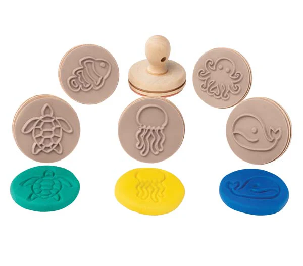 EC Wooden Dough Stamps - Sea, Set 6 - Image 2