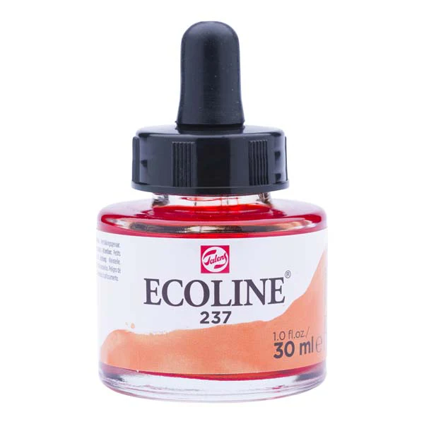 Ecoline Liquid Watercolour Ink, 30ml - 237 - Deep Orange