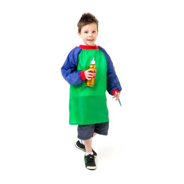 Educational Colours Junior Long Sleeve Artist Smock, Ages 5-8 - Image 2