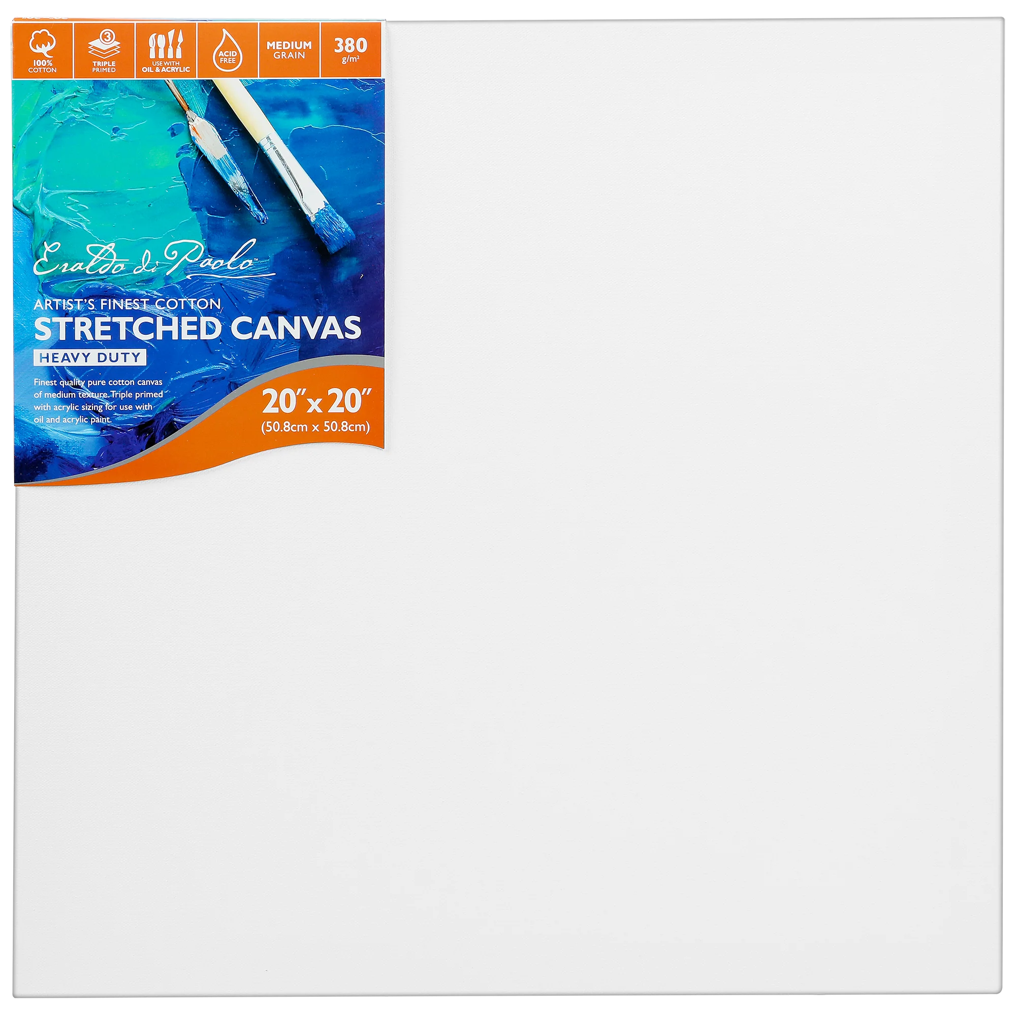 20 x 20 inches Eraldo di Paolo Gallery Wrapped Stretched Canvas - Image 2