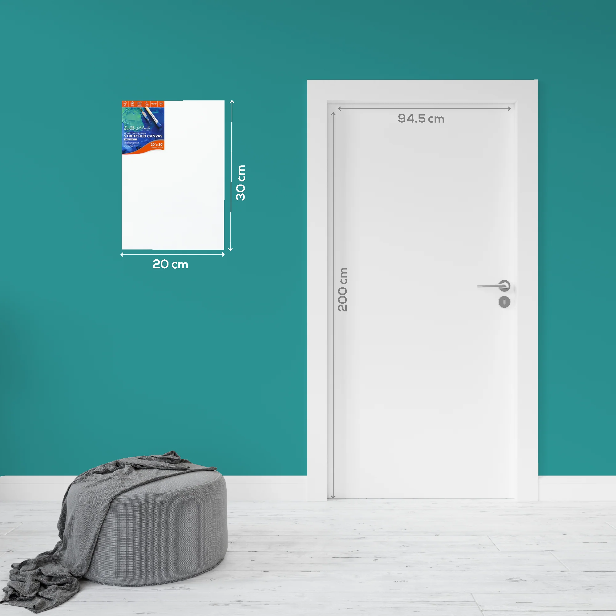 20 x 30 inches Eraldo di Paolo Gallery Wrapped Stretched Canvas - Image 5
