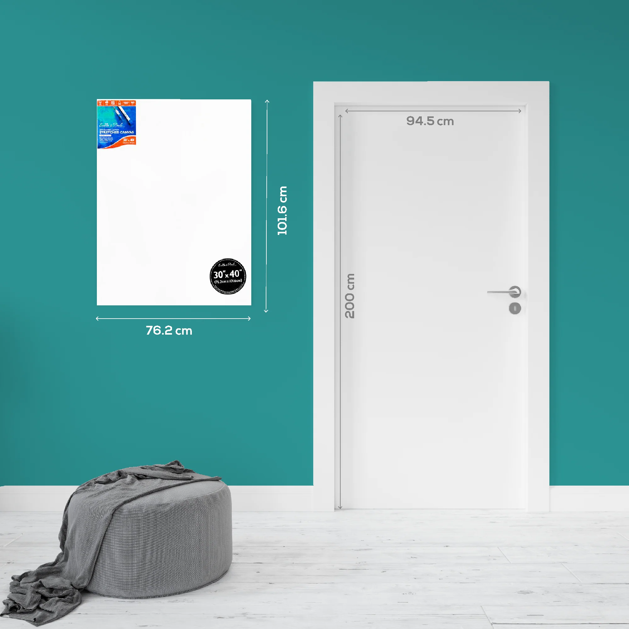 30 x 40 inches Eraldo di Paolo Gallery Wrapped  Stretched Canvas - Image 5