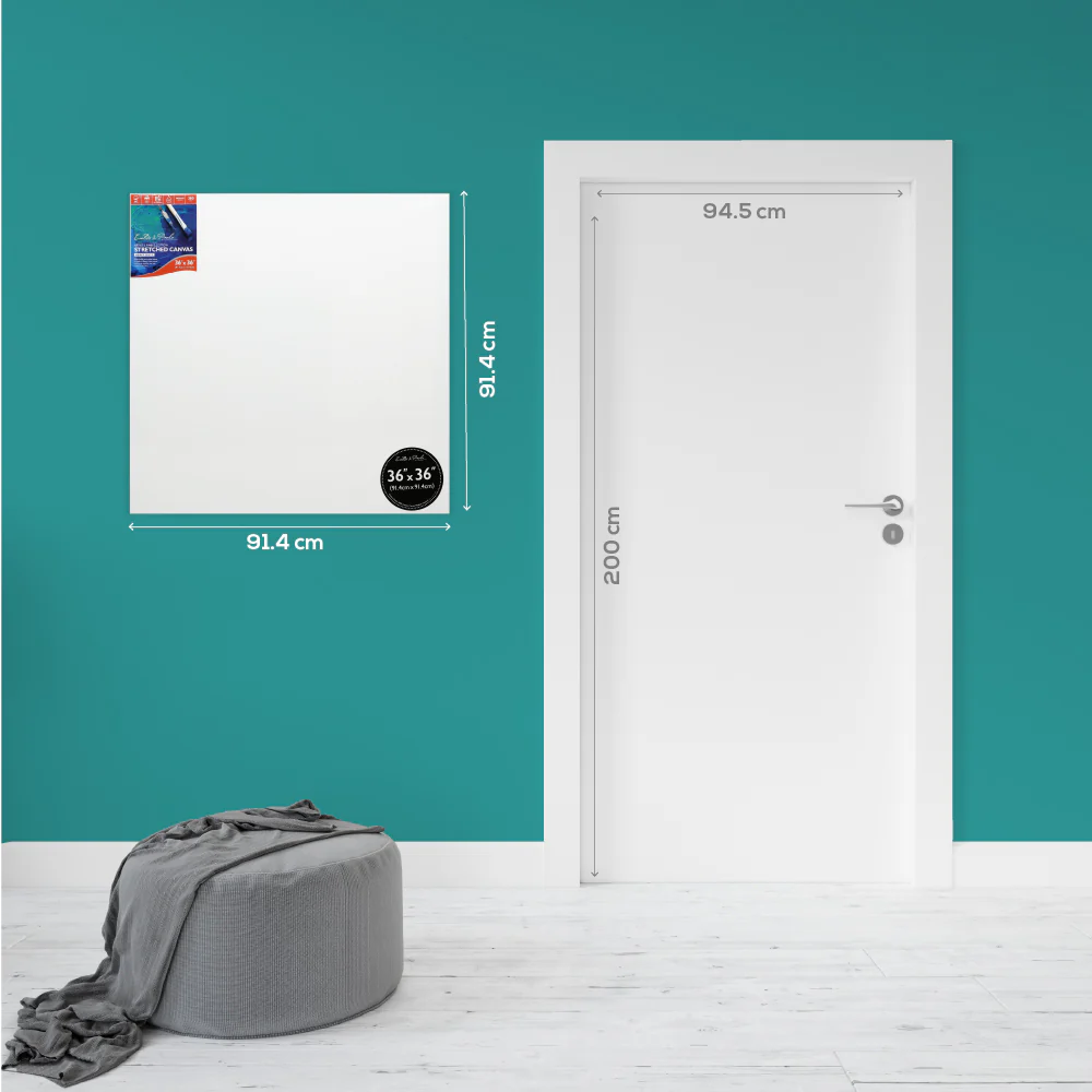 36 x 36 inches Eraldo di Paolo Gallery Wrapped Stretched Canvas - Image 5