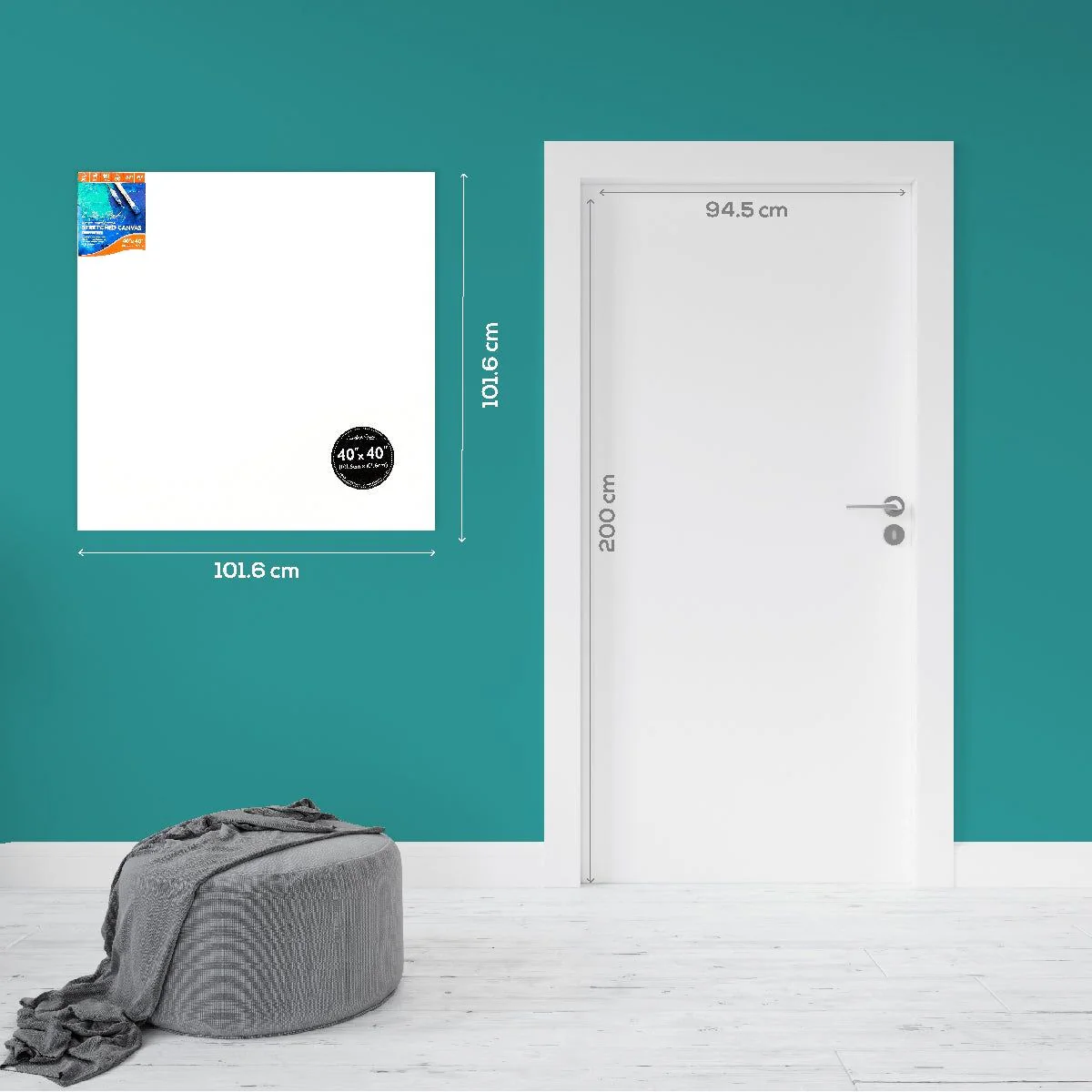 40 x 40 inches Eraldo di Paolo Gallery Wrapped Stretched Canvas - Image 5