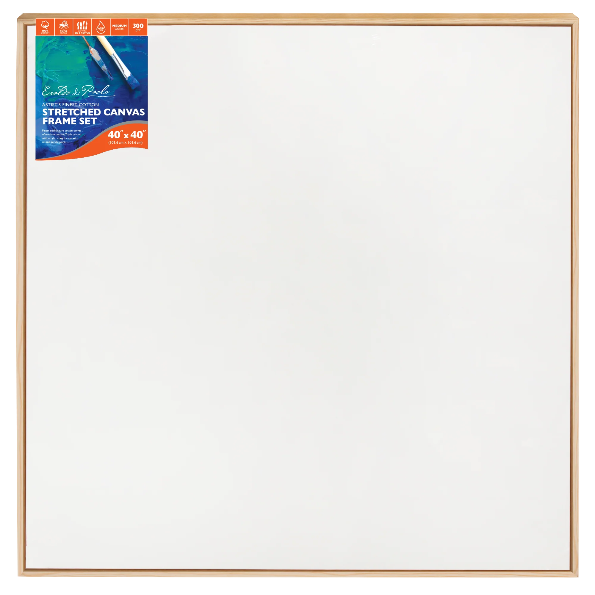 40 x 40 inches Eraldo di Paolo Stretched Canvas with Wood Frame - Image 5
