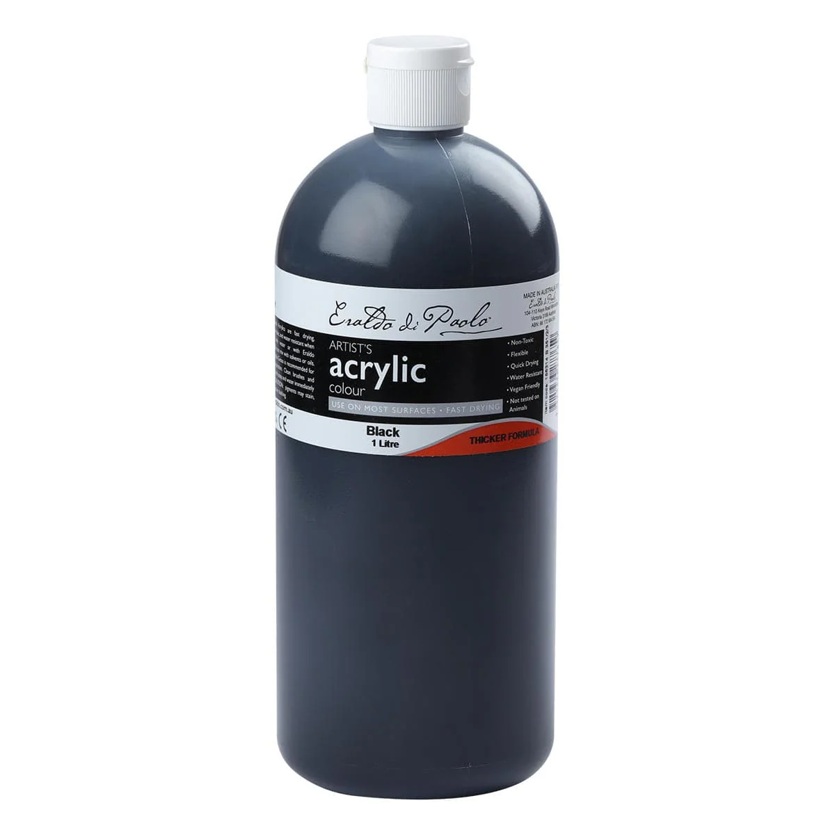 Eraldo Di Paolo Acrylic Paint Black 1L - Image 3