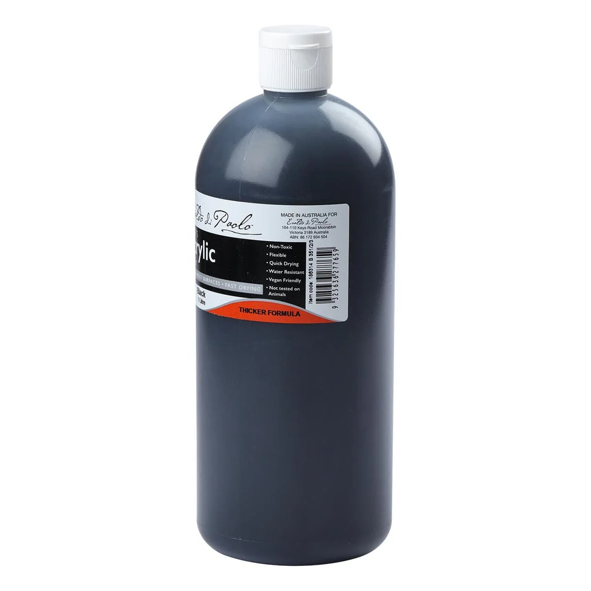 Eraldo Di Paolo Acrylic Paint Black 1L - Image 4