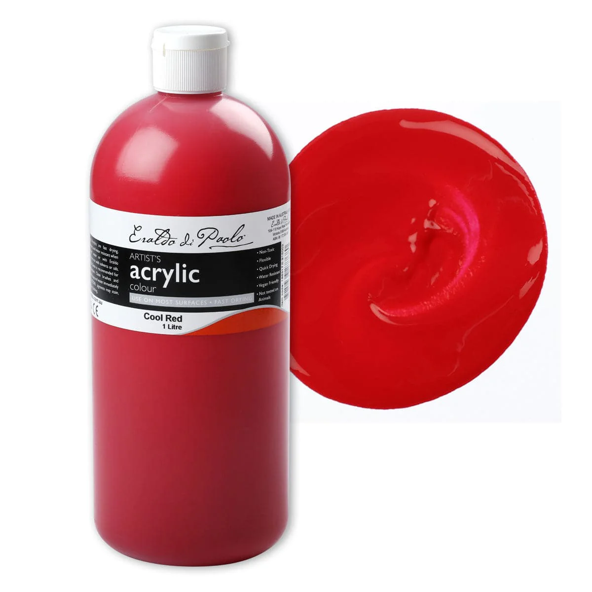 Eraldo di Paolo Acrylic Paint Cool Red 1L
