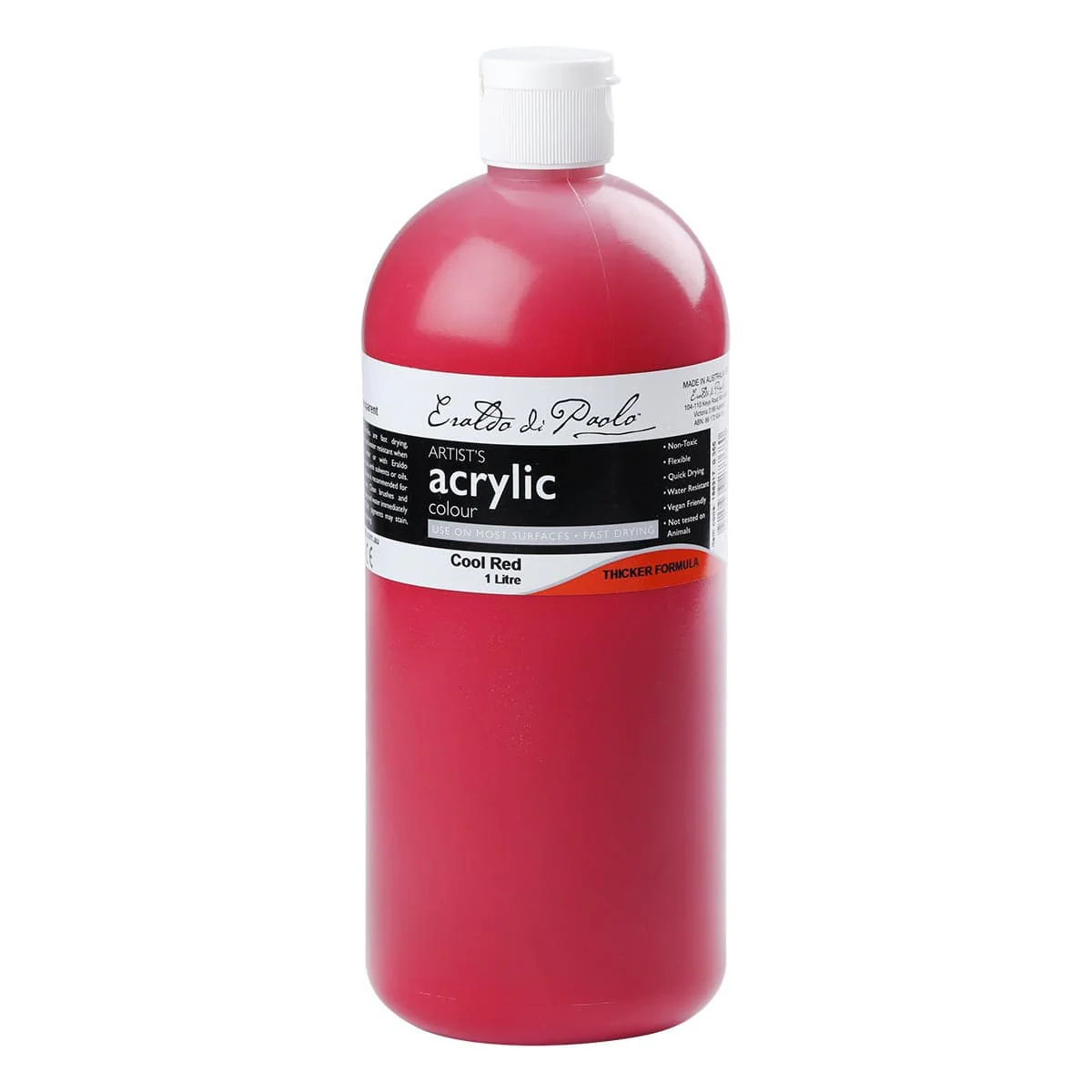 Eraldo di Paolo Acrylic Paint Cool Red 1L - Image 3