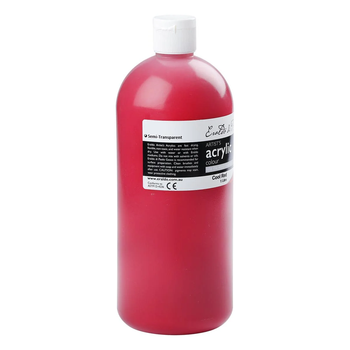 Eraldo di Paolo Acrylic Paint Cool Red 1L - Image 5