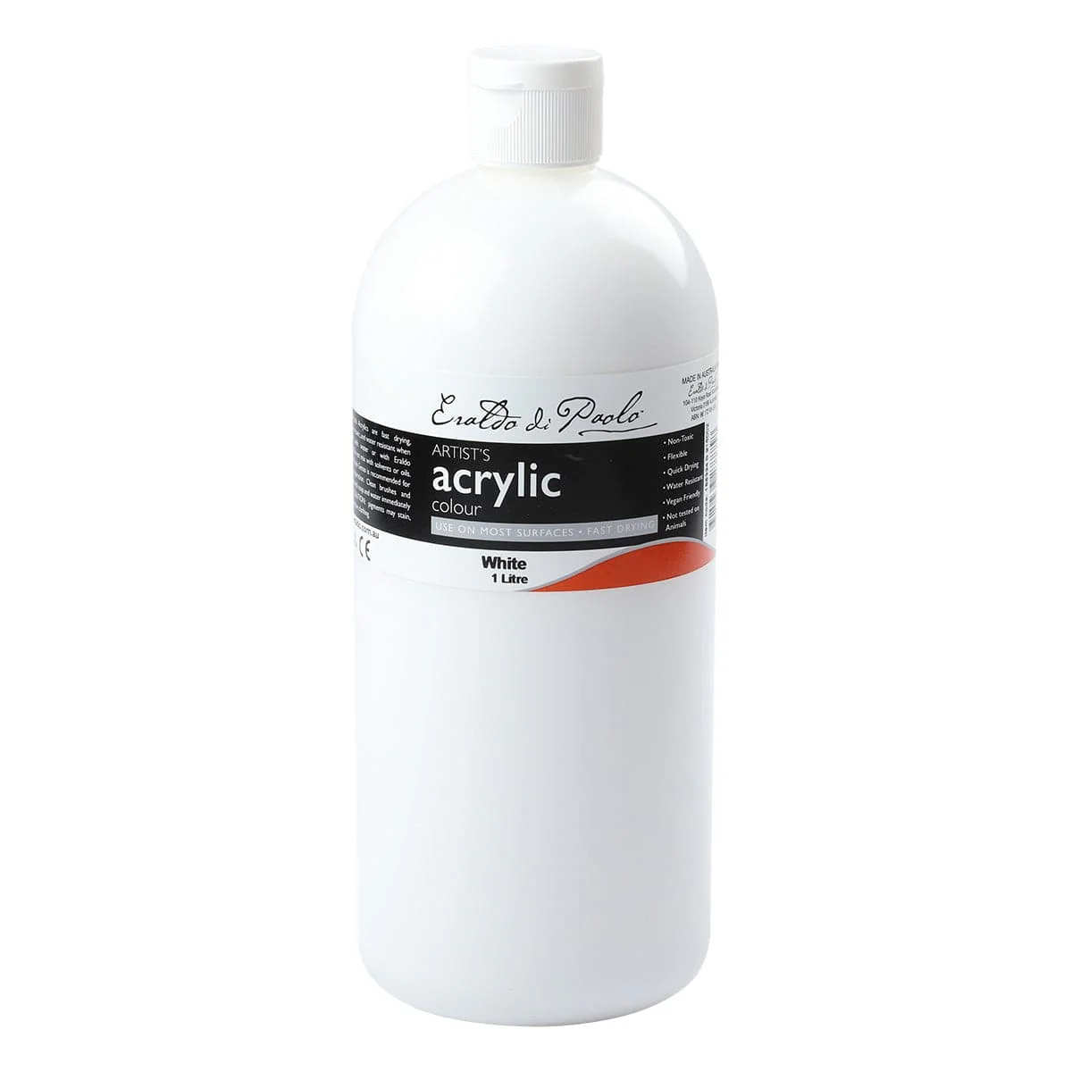 Eraldo Di Paolo Acrylic Paint White 1 Litre - Image 3