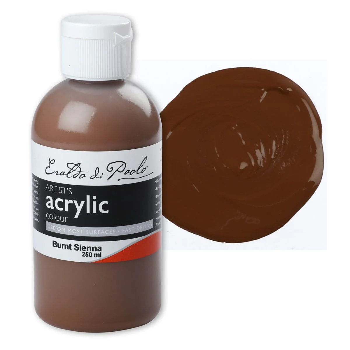 Eraldo Di Paolo Acrylic Paint Burnt Sienna 250ml