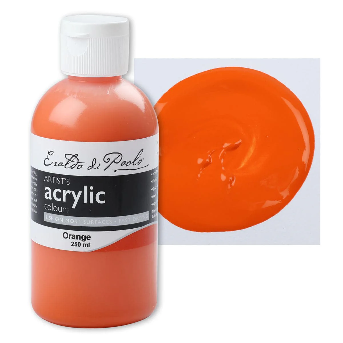 Eraldo di Paolo Acrylic Paint Orange 250ml