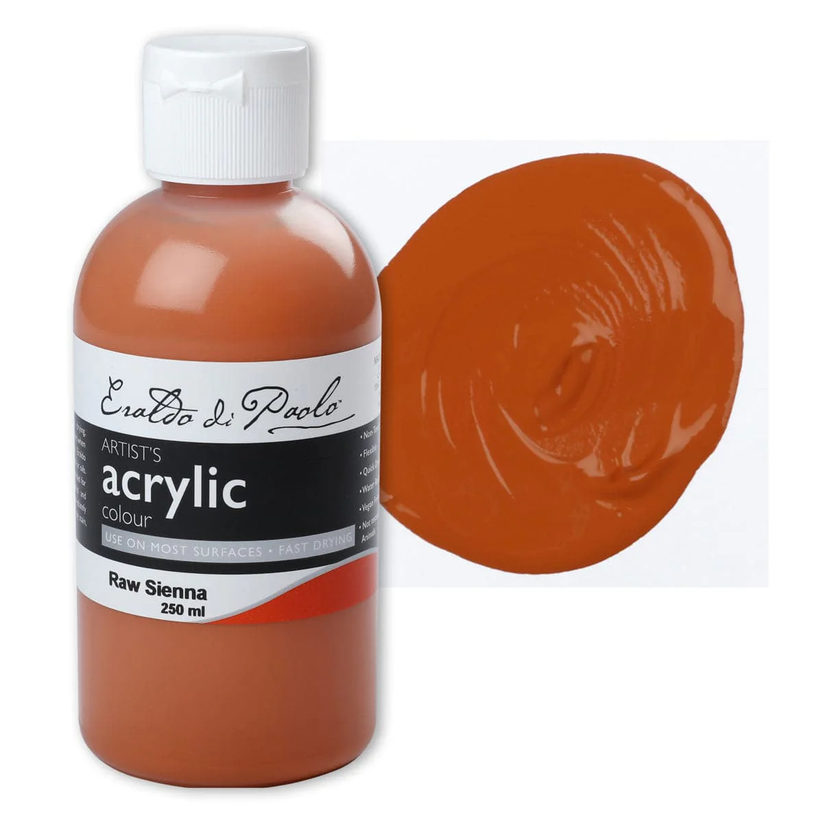 Eraldo di Paolo Acrylic Paint Raw Sienna 250ml