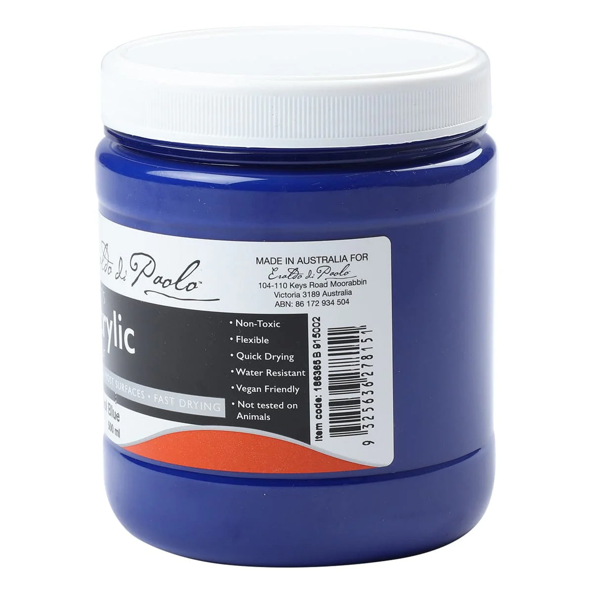 Eraldo di Paolo Acrylic Paint Cool Blue 500ml - Image 4
