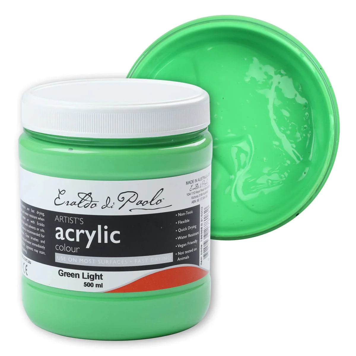 Eraldo di Paolo Acrylic Paint Green Light 500ml