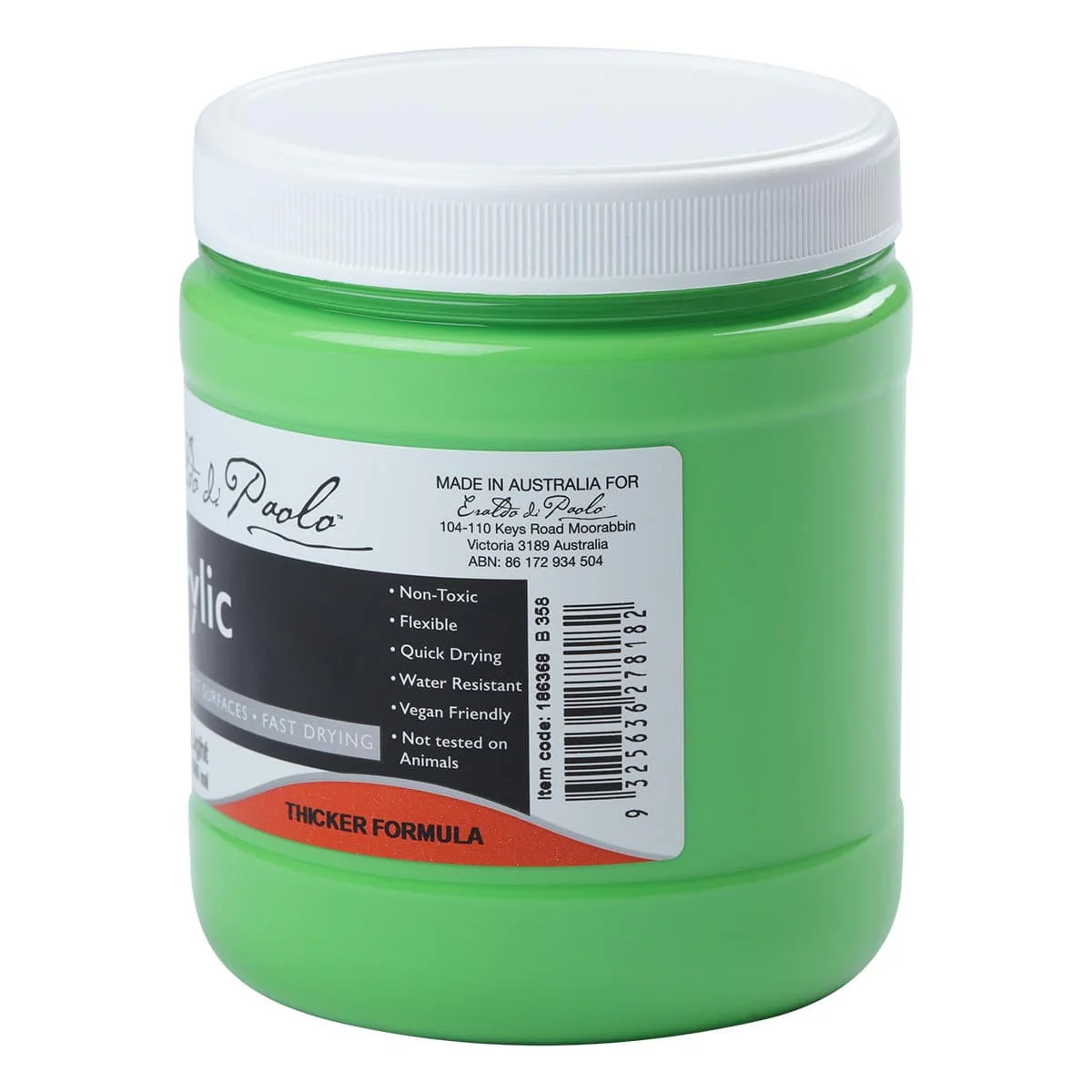 Eraldo di Paolo Acrylic Paint Green Light 500ml - Image 5