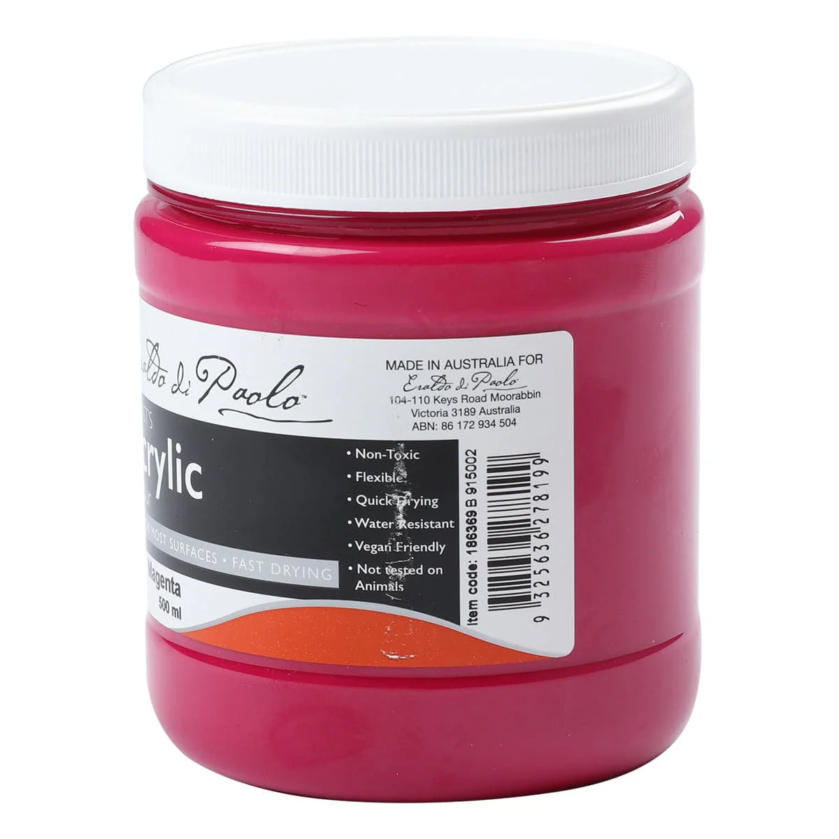 Eraldo Di Paolo Acrylic Paint Magenta 500ml - Image 4