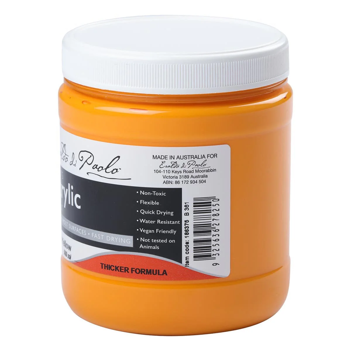 Eraldo Di Paolo Acrylic Paint Warm Yellow 500ml - Image 5