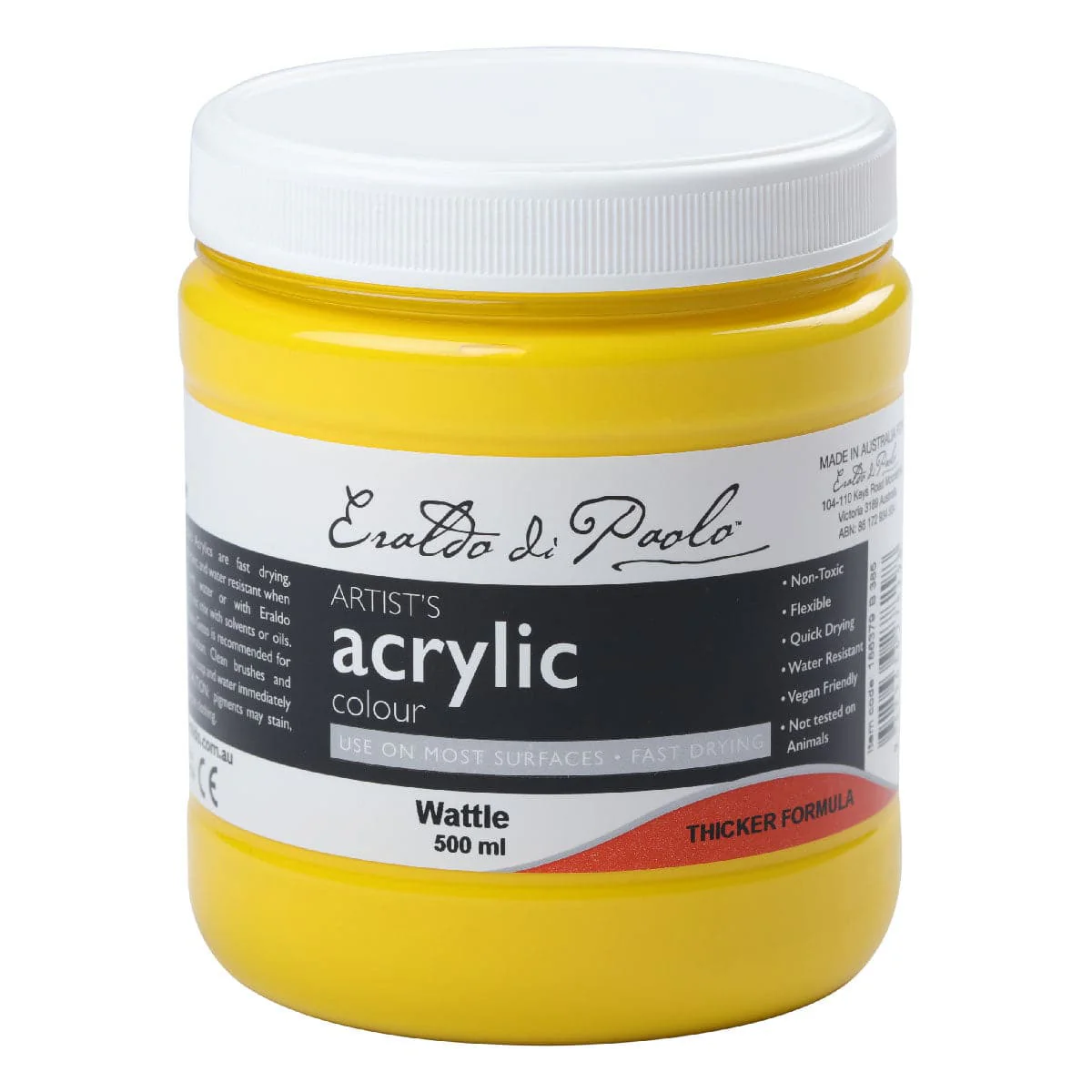 Eraldo di Paolo Acrylic Paint Wattle 500ml - Image 3