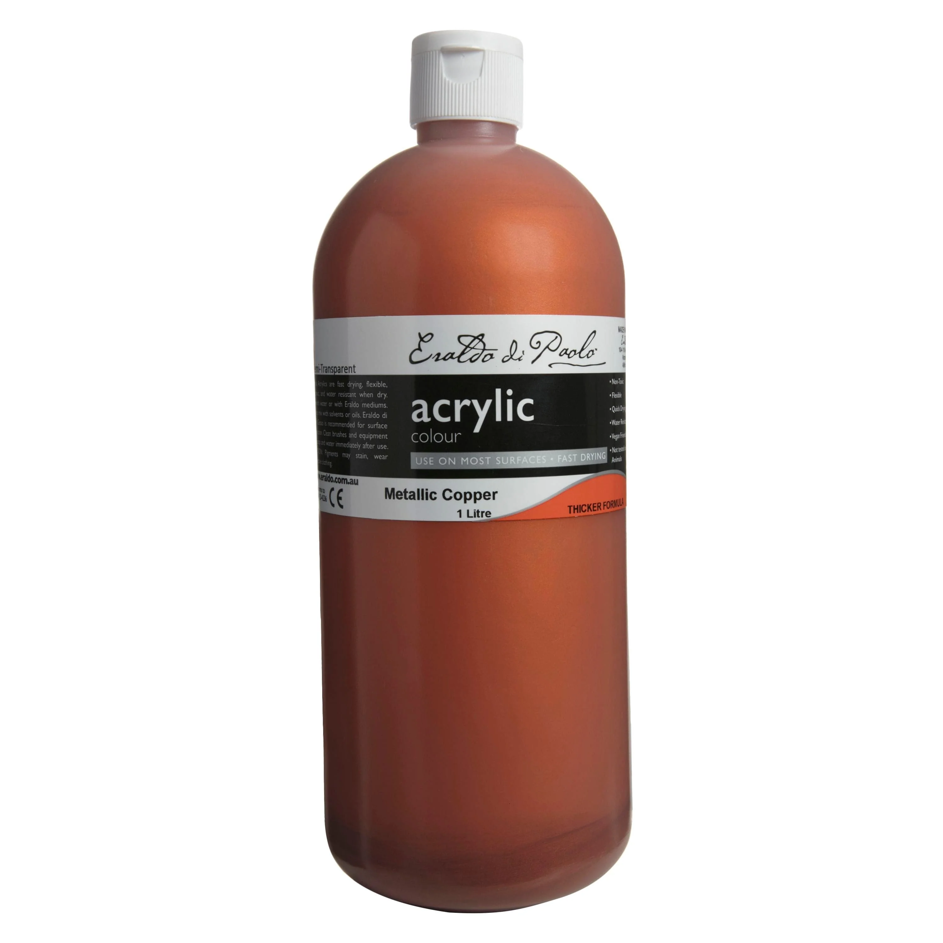 Eraldo di Paolo Acrylic Paint 1Lt Metallic Copper