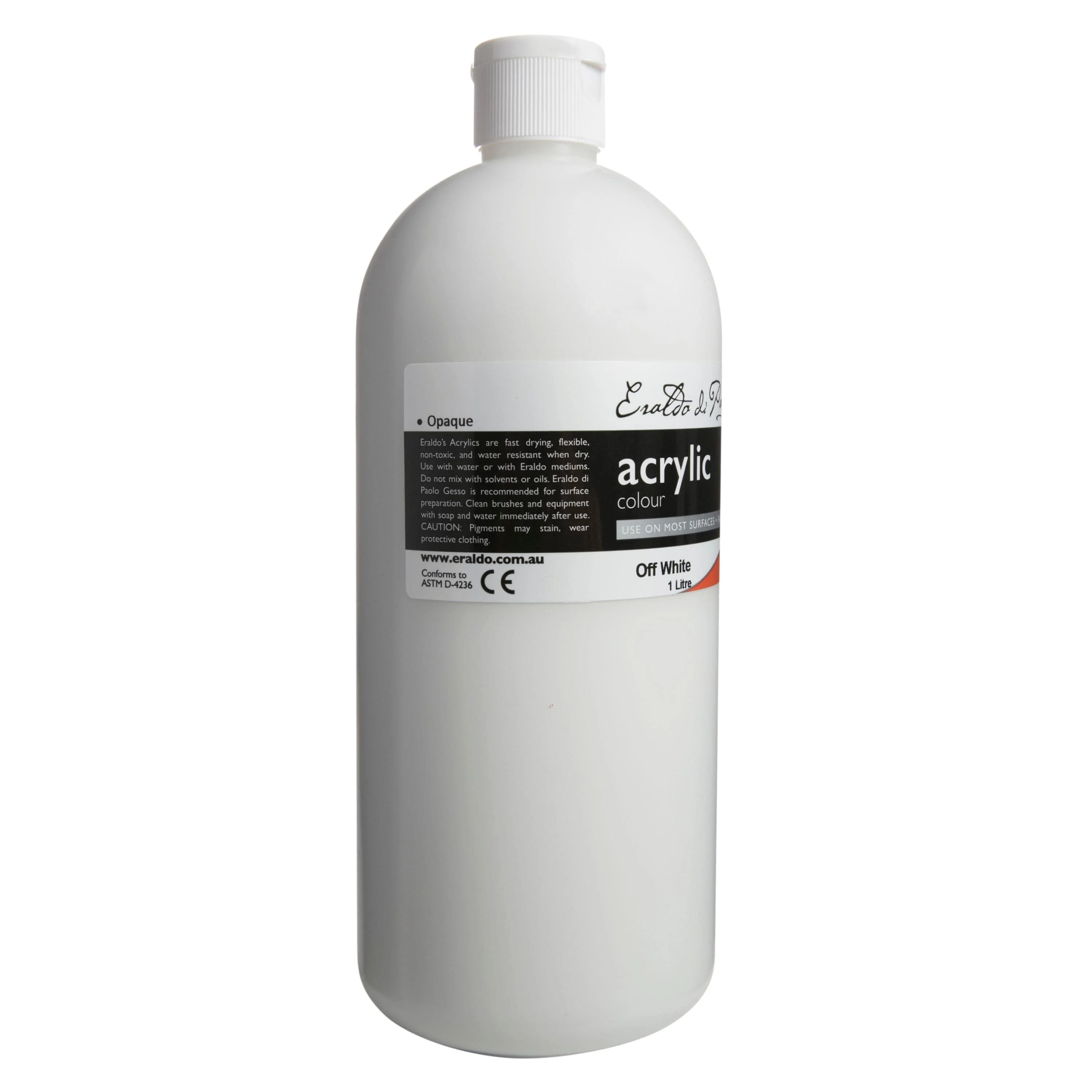Eraldo di Paolo Acrylic Paint 1Lt - Off White - Image 2