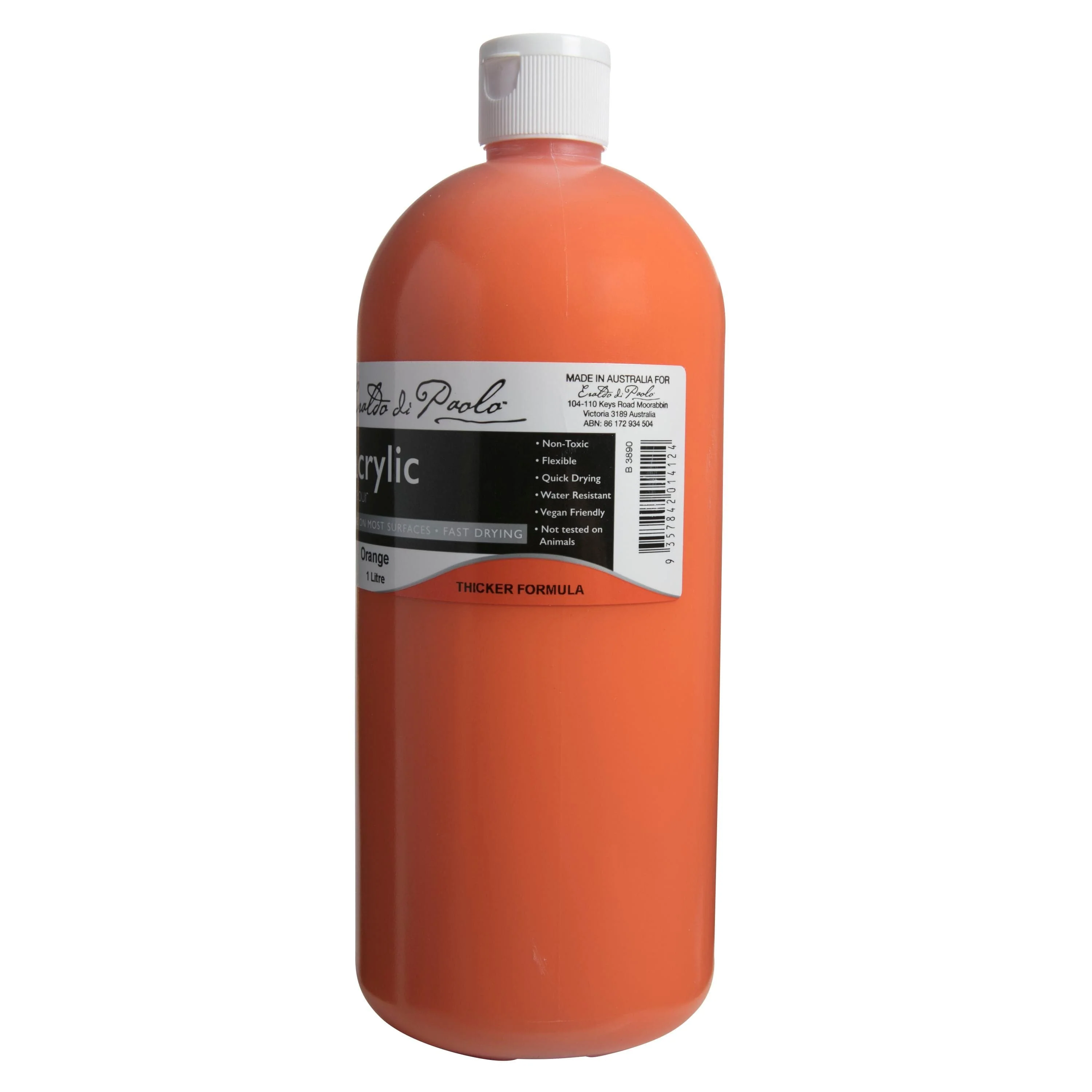 Eraldo di Paolo Acrylic Paint 1Lt Orange - Image 3